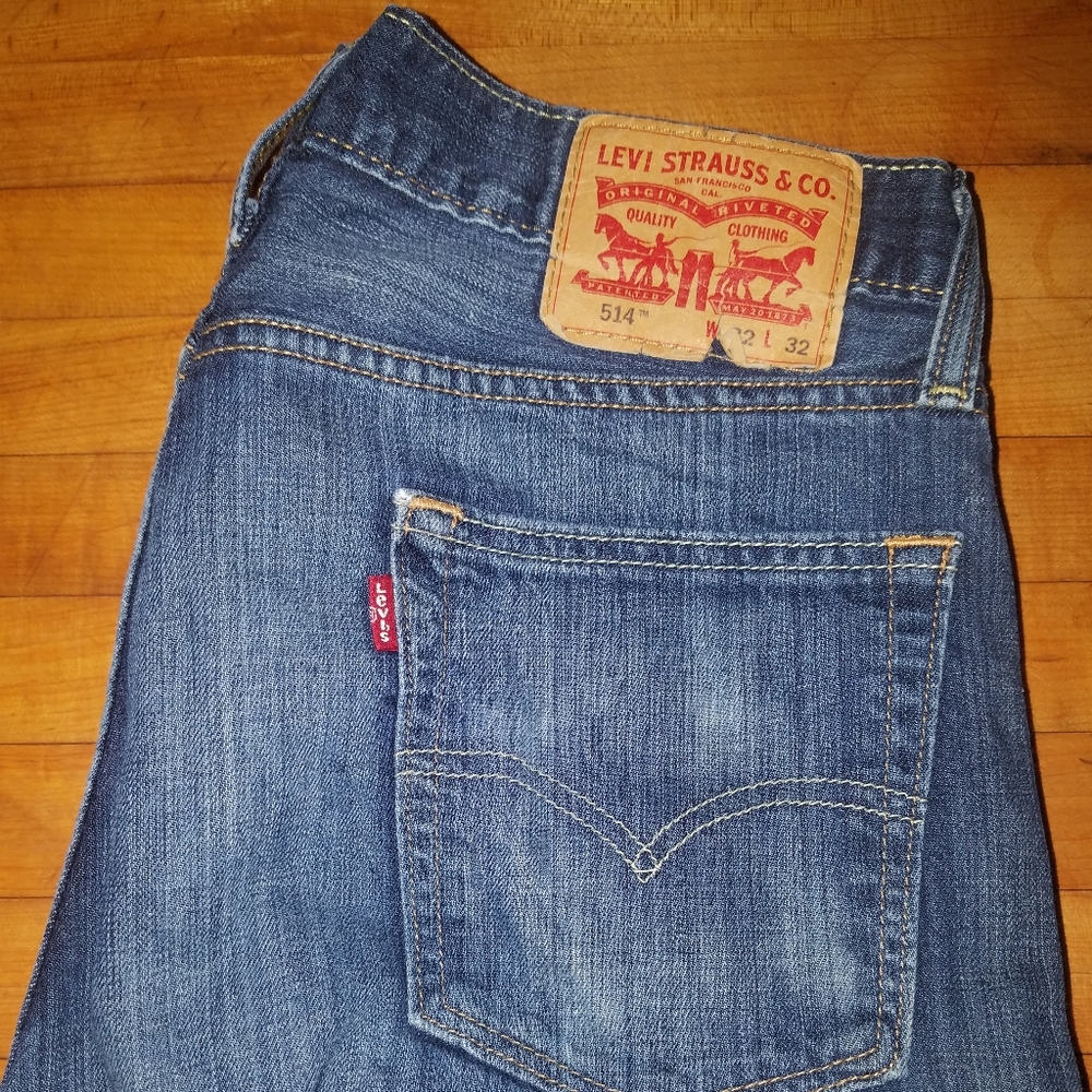 Mens Levi's Jeans 514 straight fit